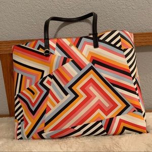 Tory Burch multicolored tote